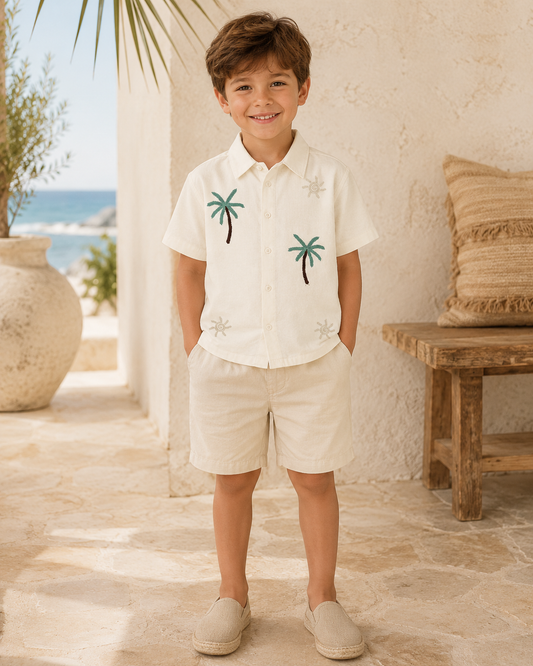 Camisa Palmeras Niño