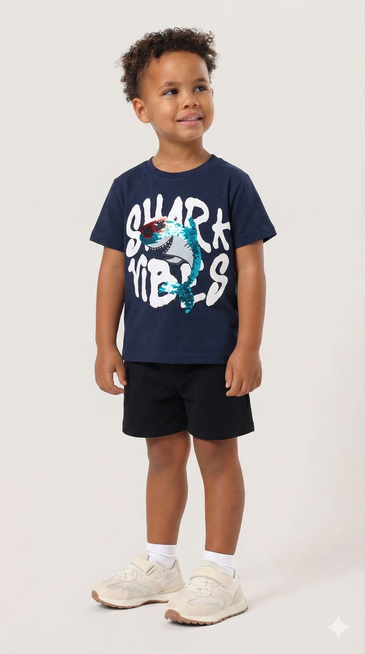 Conjunto Shark Vibes