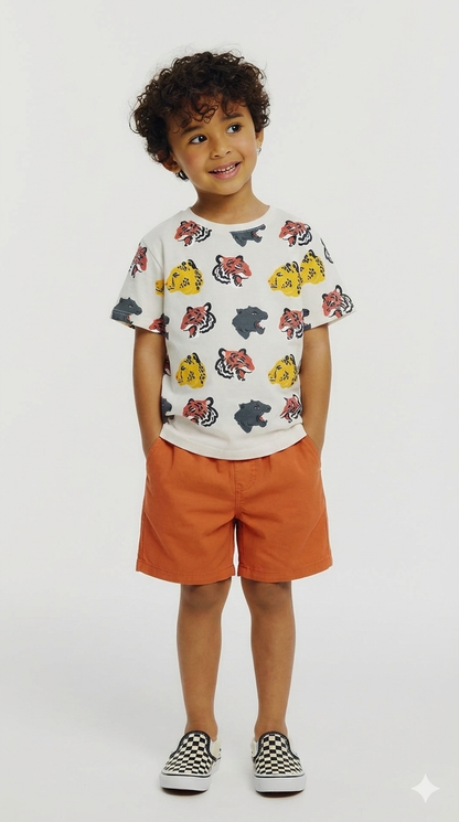 Conjunto tigres estampados
